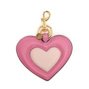 Hart Bedel Sleutelhanger Roze Leer JW Anderson , Pink , Dames