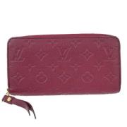 Pre-owned Canvas wallets Louis Vuitton Vintage , Pink , Dames