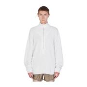 Ribgebreide Anorak Sweater Our Legacy , White , Heren