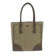 Pre-owned Canvas prada-bags Prada Vintage , Green , Dames