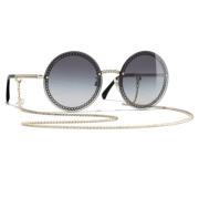 Iconische zonnebril met verlopende lenzen Chanel , Gray , Dames