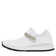 Pre-owned Knit sneakers Jimmy Choo Pre-owned , White , Dames