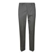 Grijze Wollen Broek met Zakken Rota , Gray , Heren