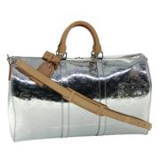 Pre-owned Canvas louis-vuitton-bags Louis Vuitton Vintage , Gray , Dam...