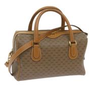 Pre-owned Canvas travel-bags Gucci Vintage , Beige , Dames