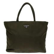 Pre-owned Fabric prada-bags Prada Vintage , Green , Dames