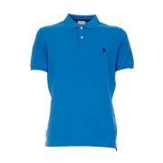 Heren Katoenen Polo Shirt U.s. Polo Assn. , Blue , Heren