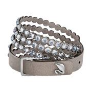 Power Collection Wikkelarmband Grijs Swarovski , Gray , Dames