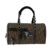 Pre-owned Canvas handbags Dior Vintage , Brown , Dames