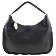 Pre-owned Leather fendi-bags Fendi Vintage , Black , Dames