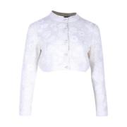 Pre-owned Wool tops Chanel Vintage , White , Dames
