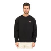 Zwarte Crewneck Sweater Dickies , Black , Heren