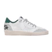 Witte Ice Green Ballstar Sneakers Golden Goose , Multicolor , Heren