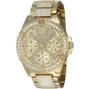 Lady Frontier Roestvrij Staal Gouden Horloge Guess , Yellow , Dames