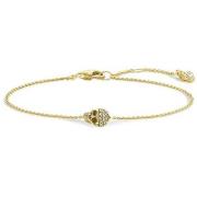 Skull Diamond Gouden Armband Thomas Sabo , Yellow , Dames