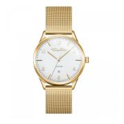 Goud Witte Wijzerplaat Milanese Armband Horloge Thomas Sabo , Yellow ,...