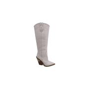 Pre-owned Leather boots Fendi Vintage , White , Dames