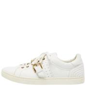 Pre-owned Leather sneakers Dolce & Gabbana Pre-owned , White , Heren