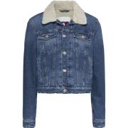 Blauwe Jassen & Mantels Ss24 Tommy Jeans , Blue , Dames