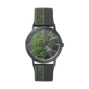 Legende Zwart-Groene Horloge Plein Sport , Multicolor , Heren