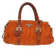 Pre-owned Fabric prada-bags Prada Vintage , Orange , Dames