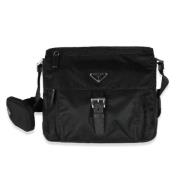 Pre-owned Canvas crossbody-bags Prada Vintage , Black , Dames