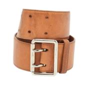 Pre-owned Leather belts Ralph Lauren Pre-owned , Brown , Dames