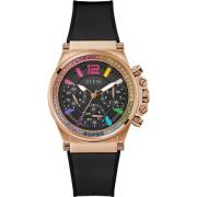 Charisma Multifunctioneel Horloge Zwart Roségoud Guess , Multicolor , ...