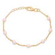 Roze Chalcedon Armband Frk. Lisberg , Pink , Dames