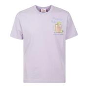 Lila Moscow Mule Cocktail Katoenen T-Shirt MC2 Saint Barth , Pink , He...