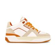 Luxe JD3 Sneakers Wit Beige Oranje Just DON , Multicolor , Heren