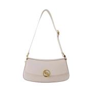 Pre-owned Leather shoulder-bags Stella McCartney Pre-owned , White , D...