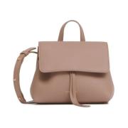 Soft Lady Leren Crossbody Tas Mansur Gavriel , Beige , Dames