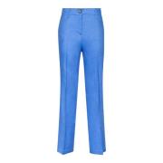 Mosaic Straight Leg Broek Nenette , Blue , Dames