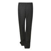 Zwarte Broek met Stijl Chiara Ferragni Collection , Black , Dames