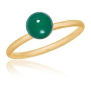 Groene Onyx Columbine Ring Frk. Lisberg , Green , Dames