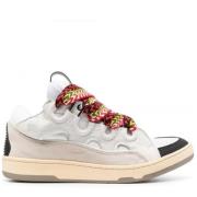 Witte Curb Sneakers Lanvin , Multicolor , Heren