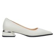 Lichte Beige Lage Hakken Pumps Estro , Beige , Dames