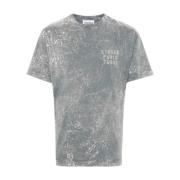 Wonder Small Stencil T-shirt PewterSky Études , Gray , Heren