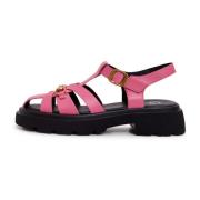 Roze Plateau Sandalen - Stijlvol Comfort Cesare Gaspari , Pink , Dames