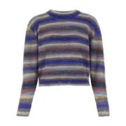 Geborduurde Mohair Alpaca Blend Sweater A.p.c. , Multicolor , Dames