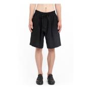 Zwarte Washi Shirting Loszittende Shorts Jan-Jan VAN Essche , Black , ...
