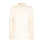 Medallion Ivory Shirt Séfr , Beige , Heren