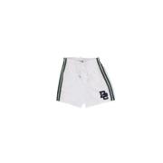 Witte Zee Kleding Logo Zwemkleding Dsquared2 , White , Heren