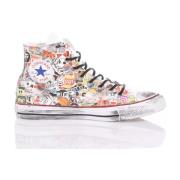 Handgemaakte Multicolor Sneakers Converse , Multicolor , Heren