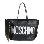 Stijlvolle Tassen Collectie Moschino , Black , Dames