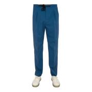 Blauwe Casual Broek Hugo Boss , Blue , Heren