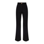 Wollen broek Balmain , Black , Dames