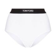 Wit ondergoed met logoband Tom Ford , White , Dames