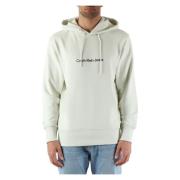Katoenen hoodie met logoprint Calvin Klein Jeans , Green , Heren